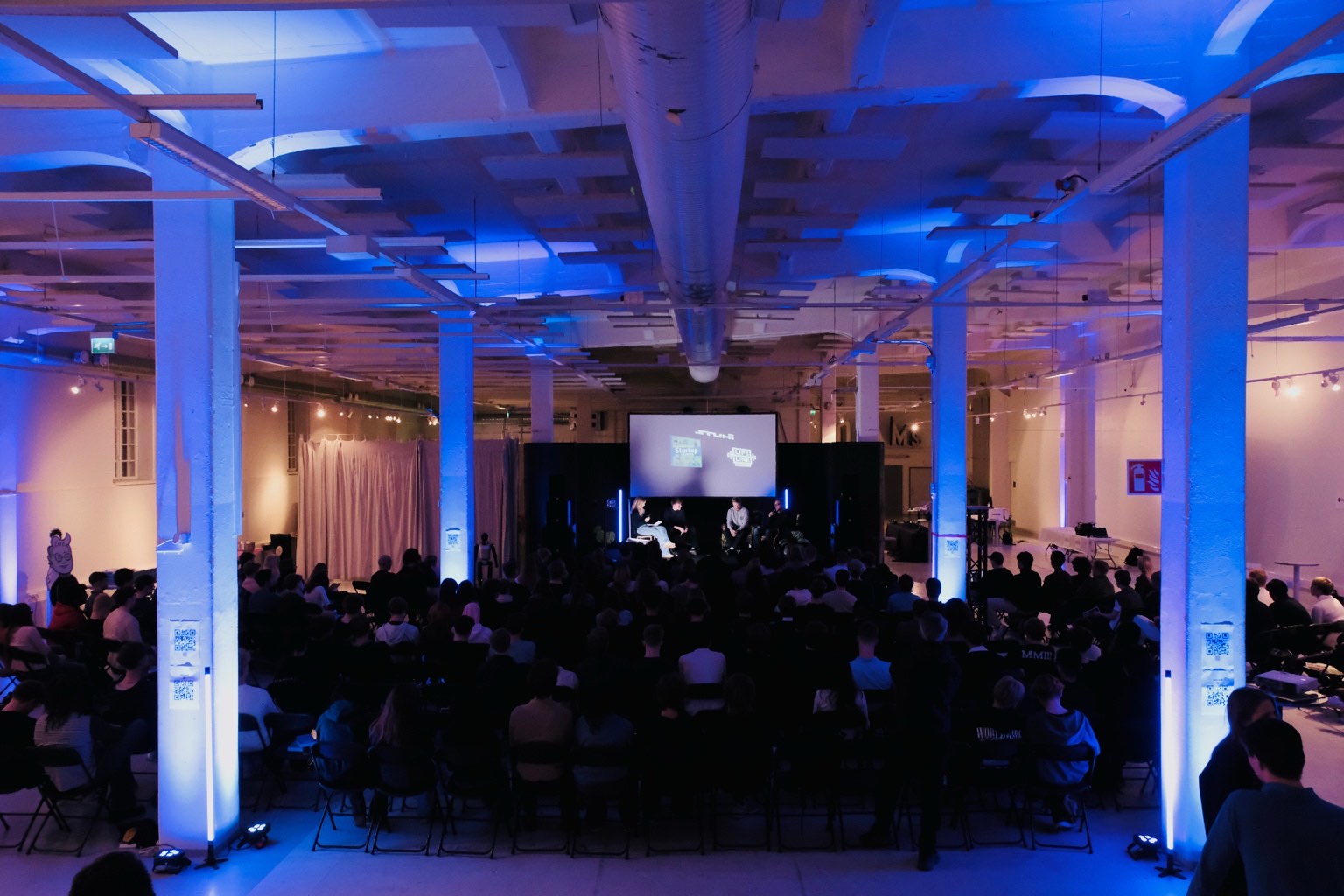 STUHI students at the Slush partnership event